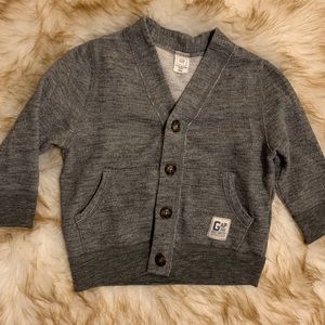 Baby gap heather grey cardigan